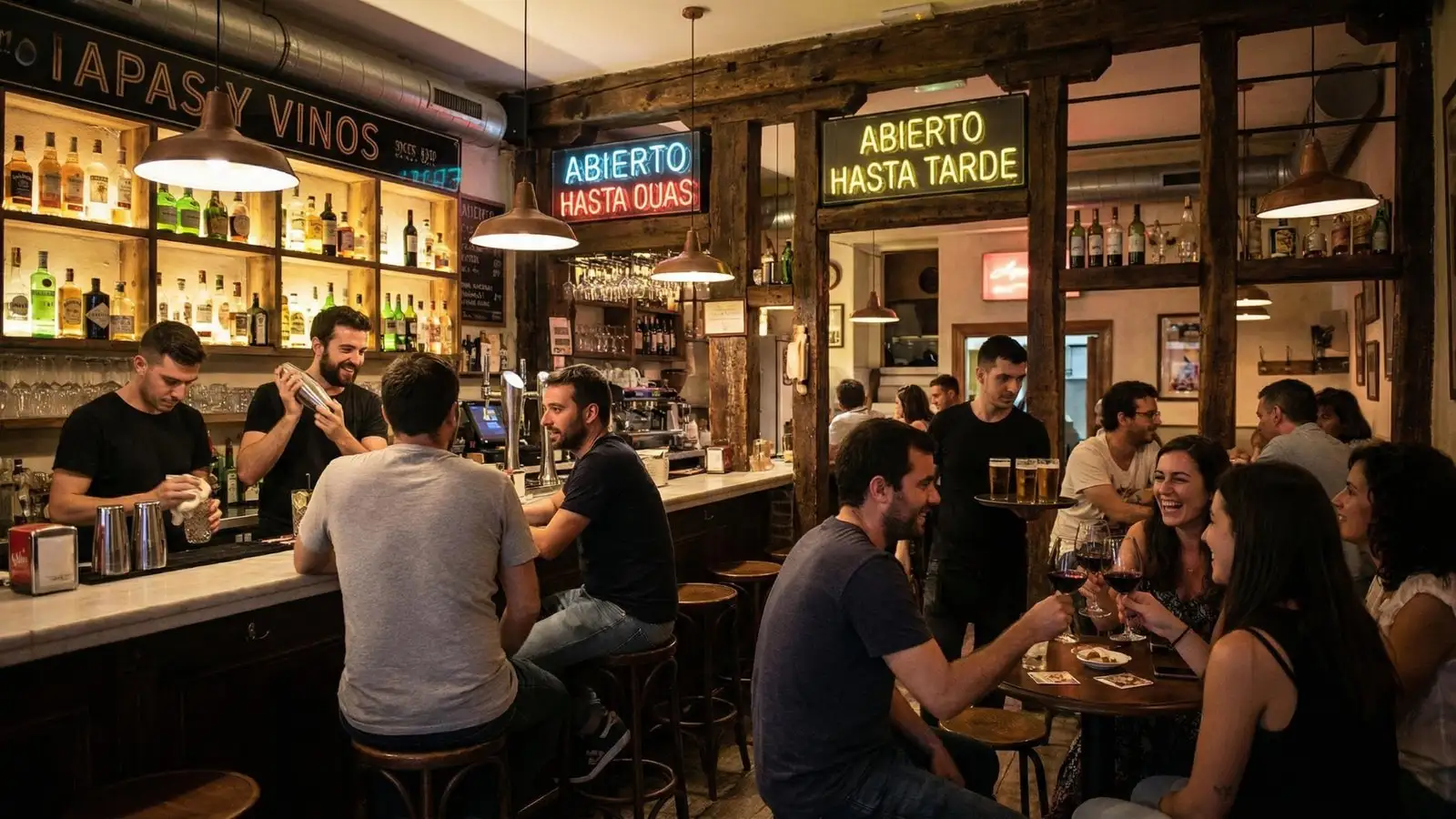 Restaurante con varios puntos de venta HIOPOS
