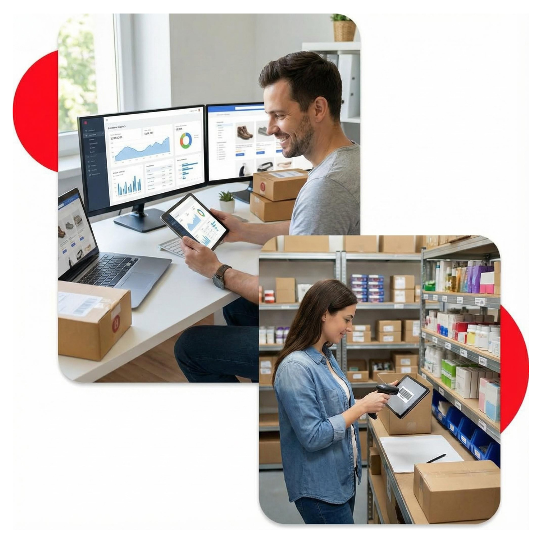 Análisis de ventas y gestión de stock desde tablet y ordenador